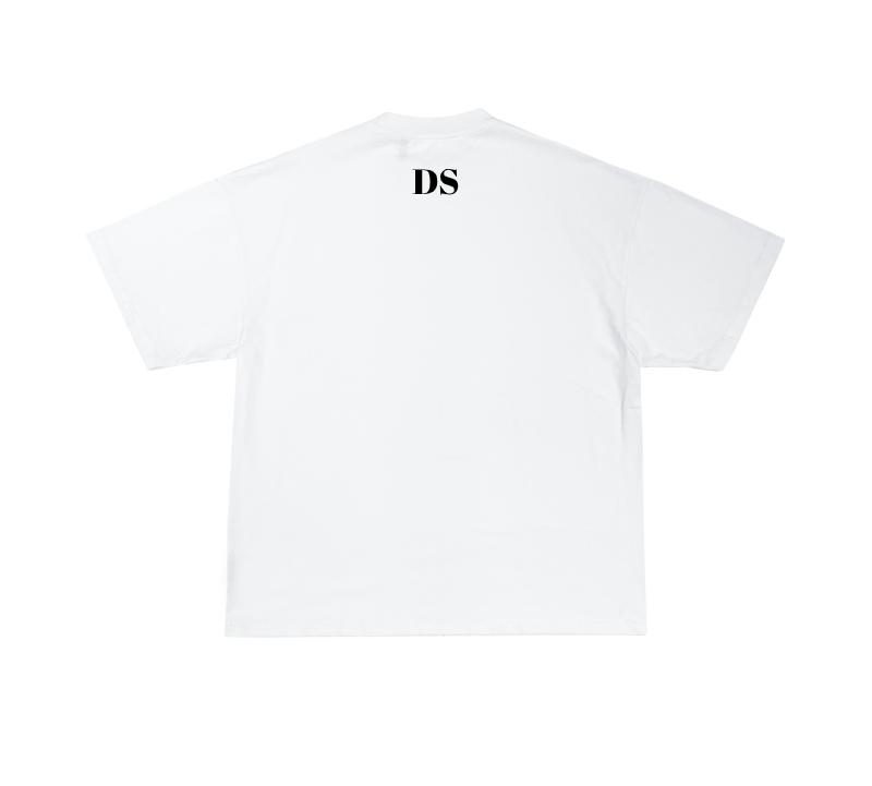 "DEAD SILENCE" short sleeve white t-shirt